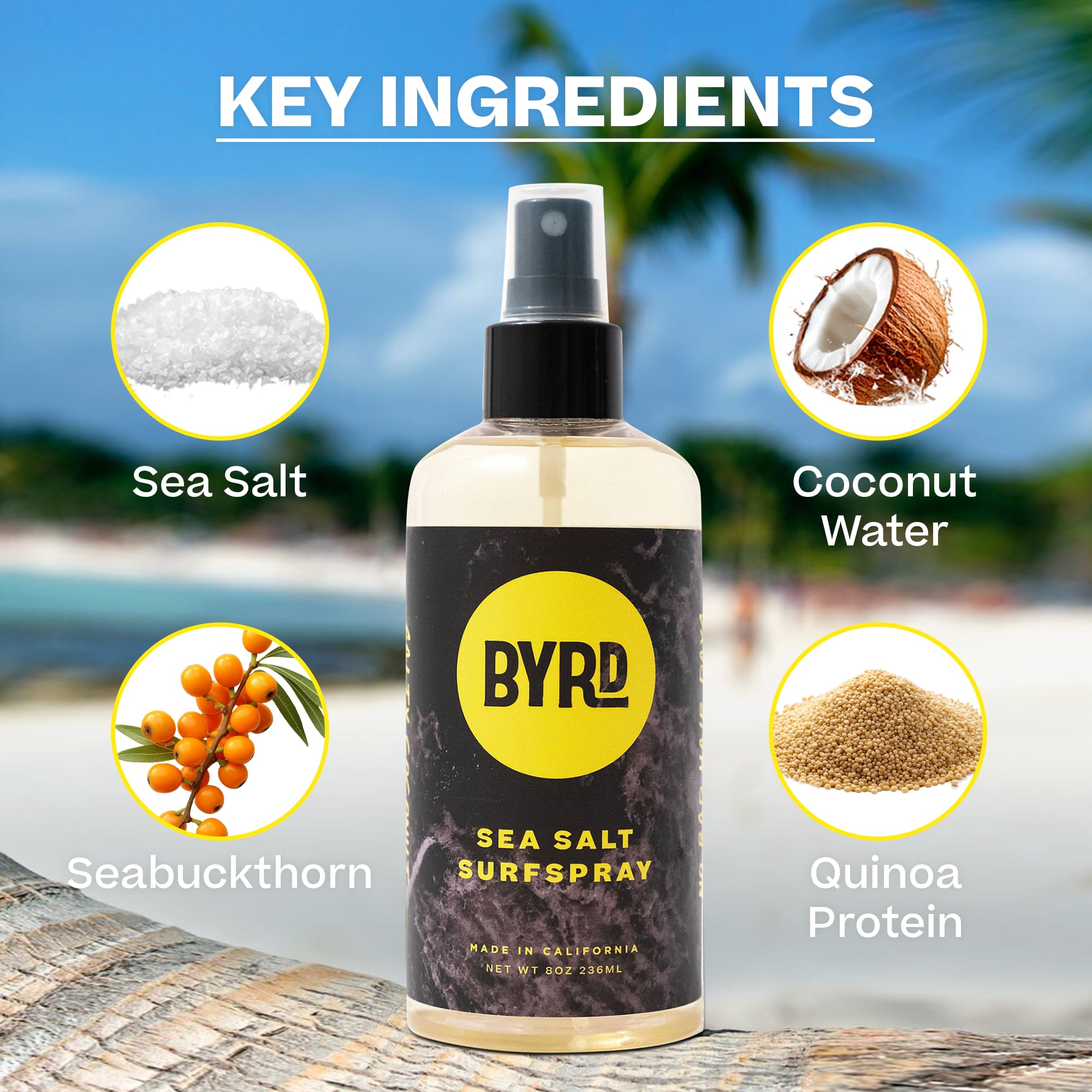 BYRD Hairdo vitamin B5 infusion boosts moisture and bounce.