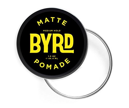BYRD Matte Pomade apply on towel-dried hair for medium hold