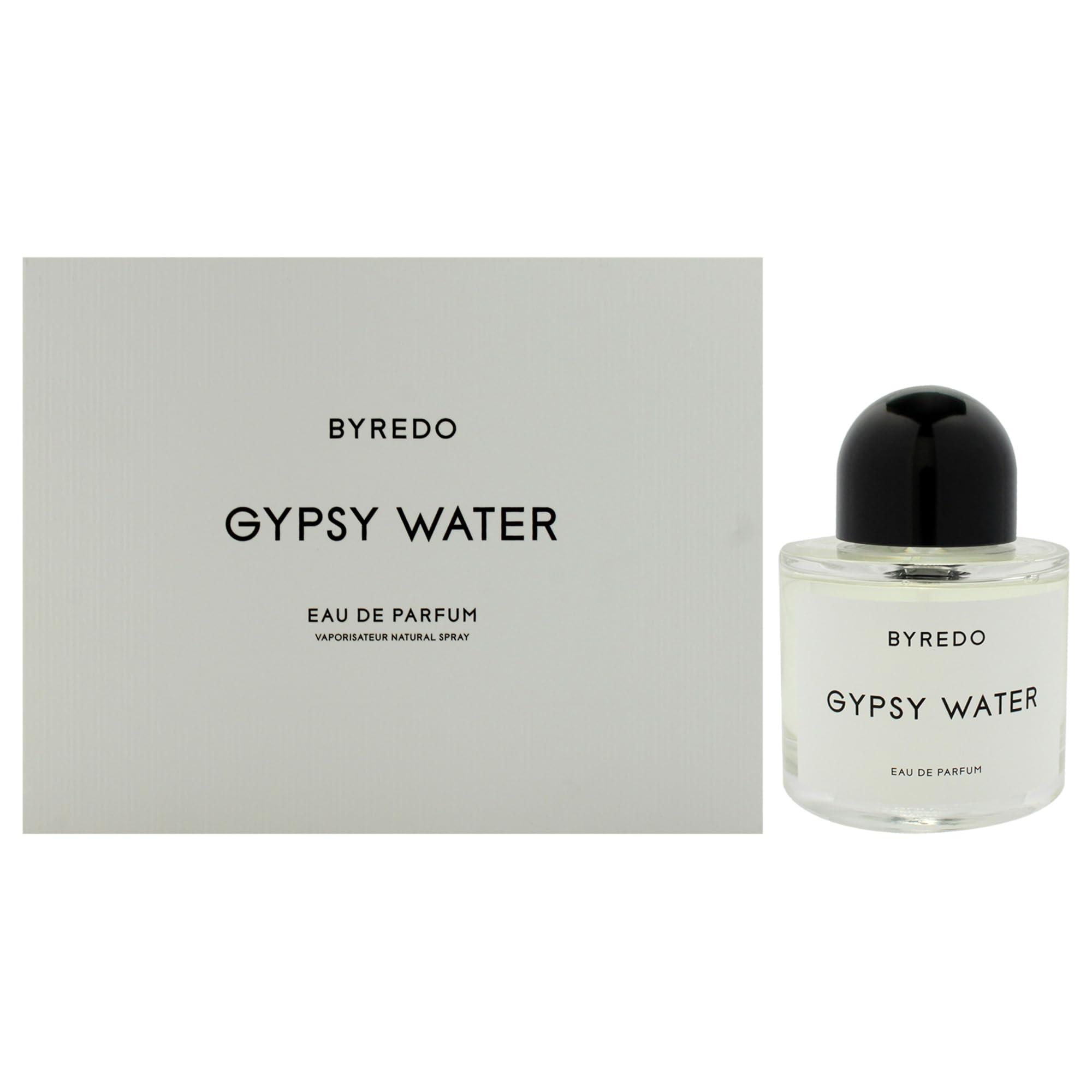 Byredo Gypsy Water edp bottle front for everyday unisex fragrance.