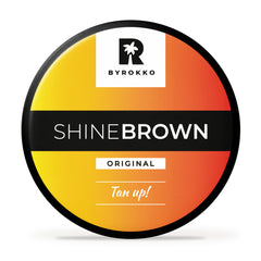 BYROKKO Shine Brown accelerator cream bottle for easy tanning prep and bronzing