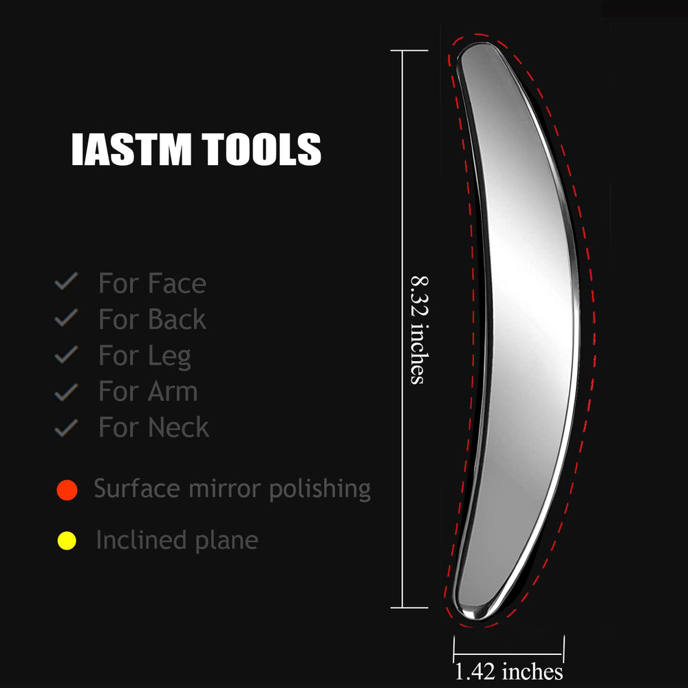 BYYDDIY muscle scraper tools in action focusing on stress relief techniques.