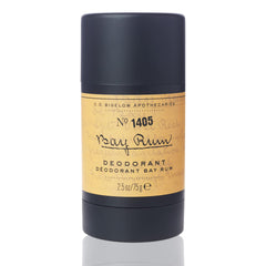 C.O. Bigelow Bay Rum deodorant gel-stick 2.5oz with clear application for odor protection