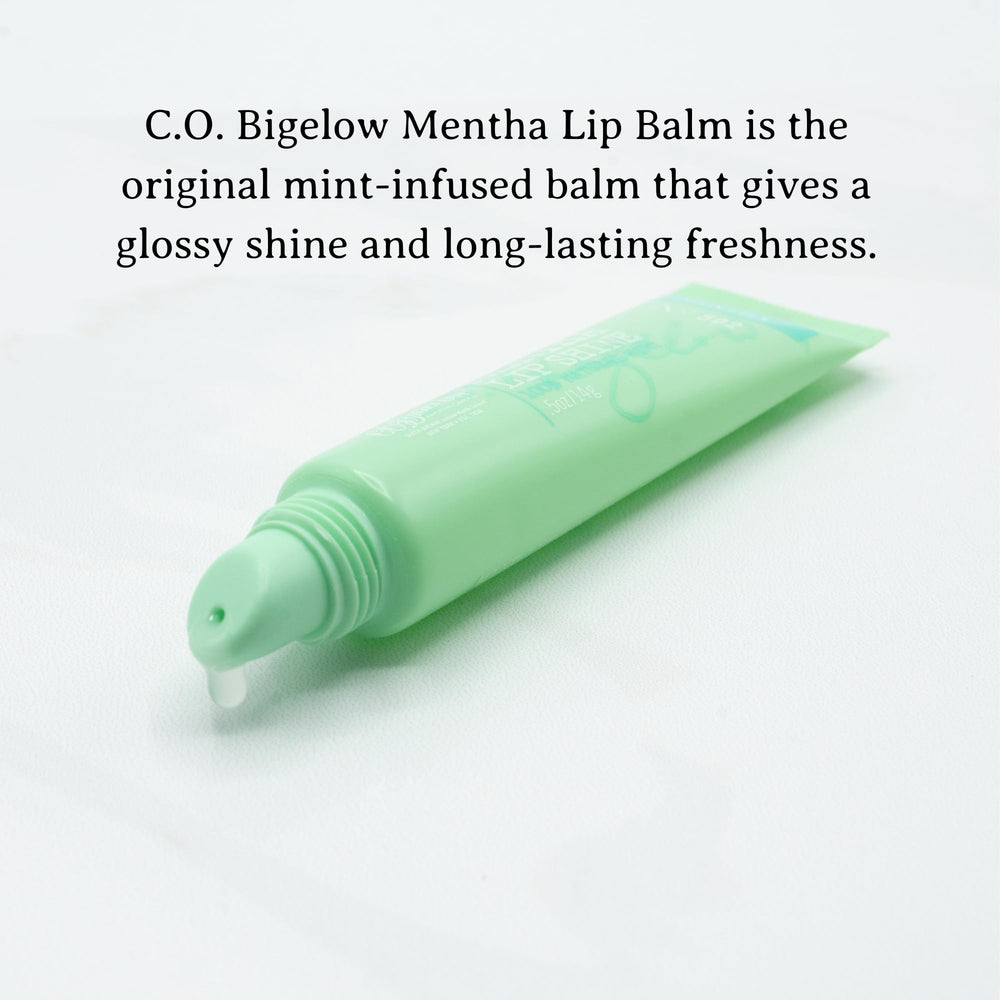 C.O. Bigelow cruelty-free USA-made lip care on packaging.