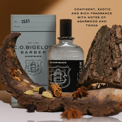 C.O. Bigelow Elixir Black vanilla note adds smooth daytime scent.
