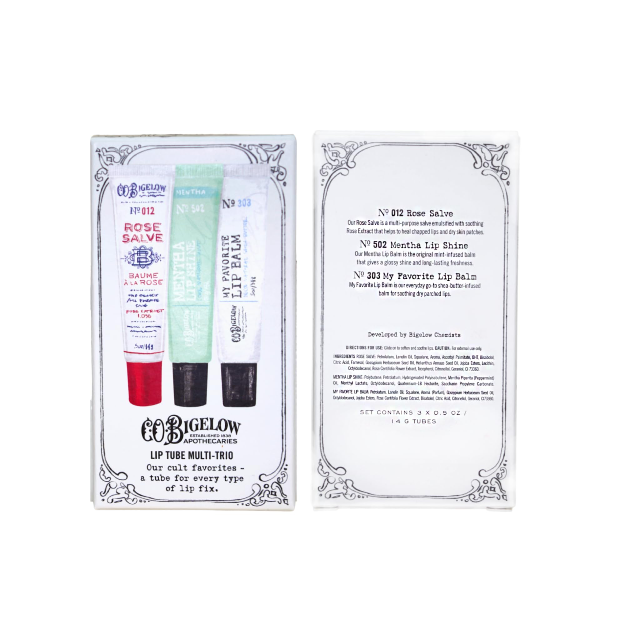 C.O. Bigelow lip balm trio makes a thoughtful gift.