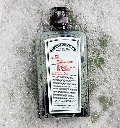 C.O. Bigelow Herbal Comfort Soak spa-style bath invites daily calm.