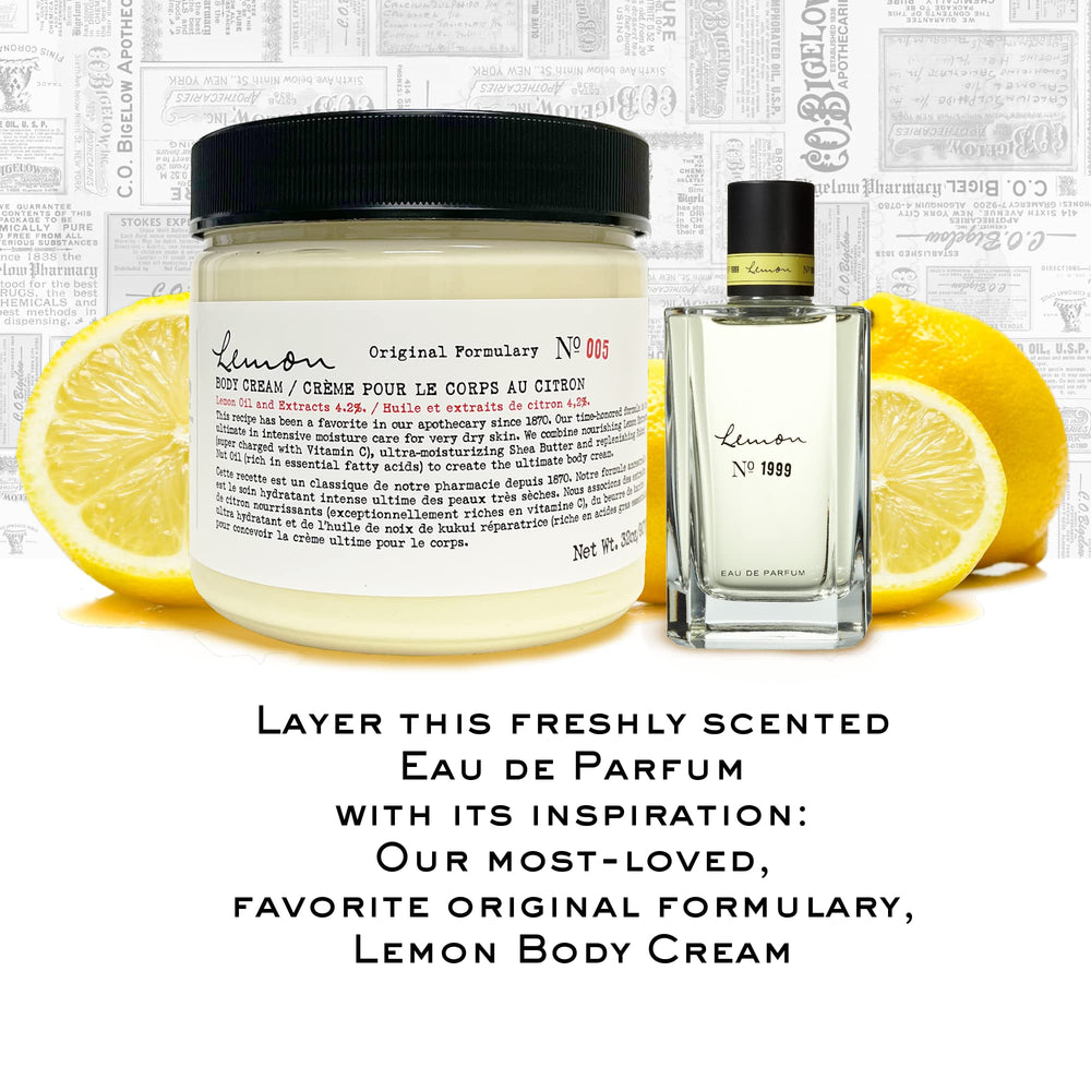 C.O. Bigelow Lemon EDP displayed for daily wear by men and women