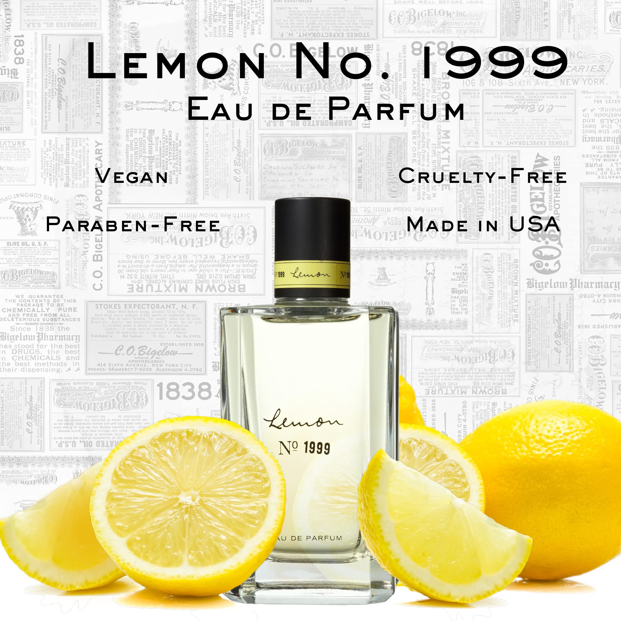C.O. Bigelow Lemon EDP with white musk undertones for versatile day wear