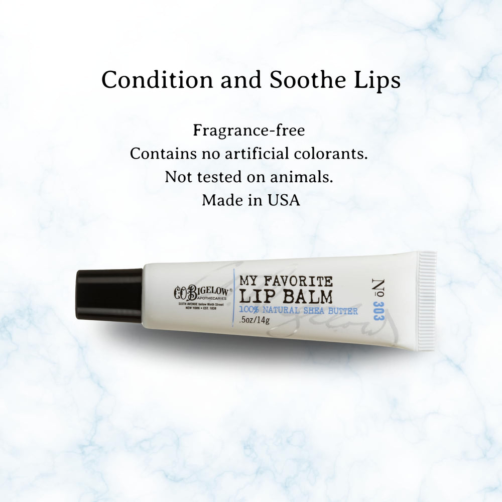 C.O. Bigelow lip balm ideal for use on dry lips in any season.
