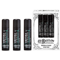 C.O. Bigelow Mentha Lip Balm Stick at home delivers hydration and conditioning.