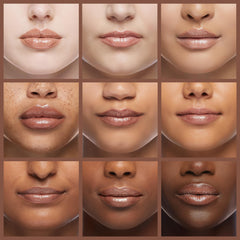 C. O. Bigelow Mentha Shimmer Bare Mint lip gloss shimmer closeup highlighting sparkling finish.