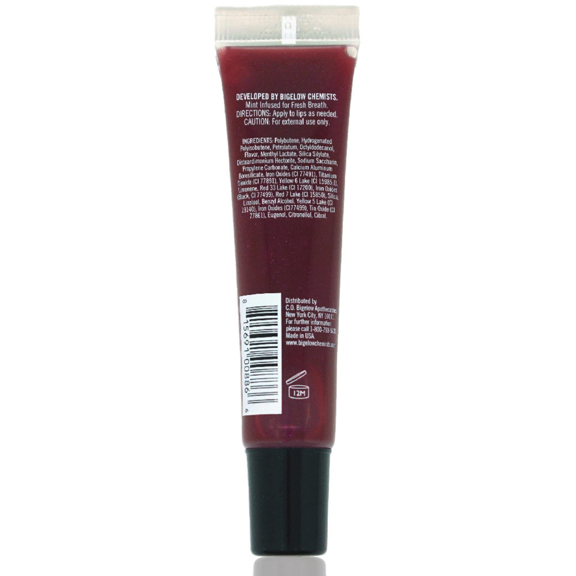 C O Bigelow Plum Mentha Lip Tint Trio in bag for travel and daily use