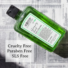 C.O. Bigelow Rosemary Mint rich lather closeup promises a clean rinse with no residue.