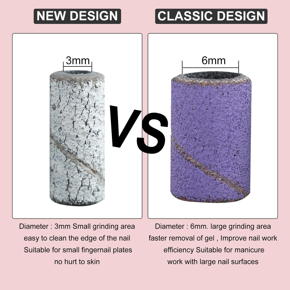 C12rtive fine-grit sanding bands for efficient underside gel extension prep.
