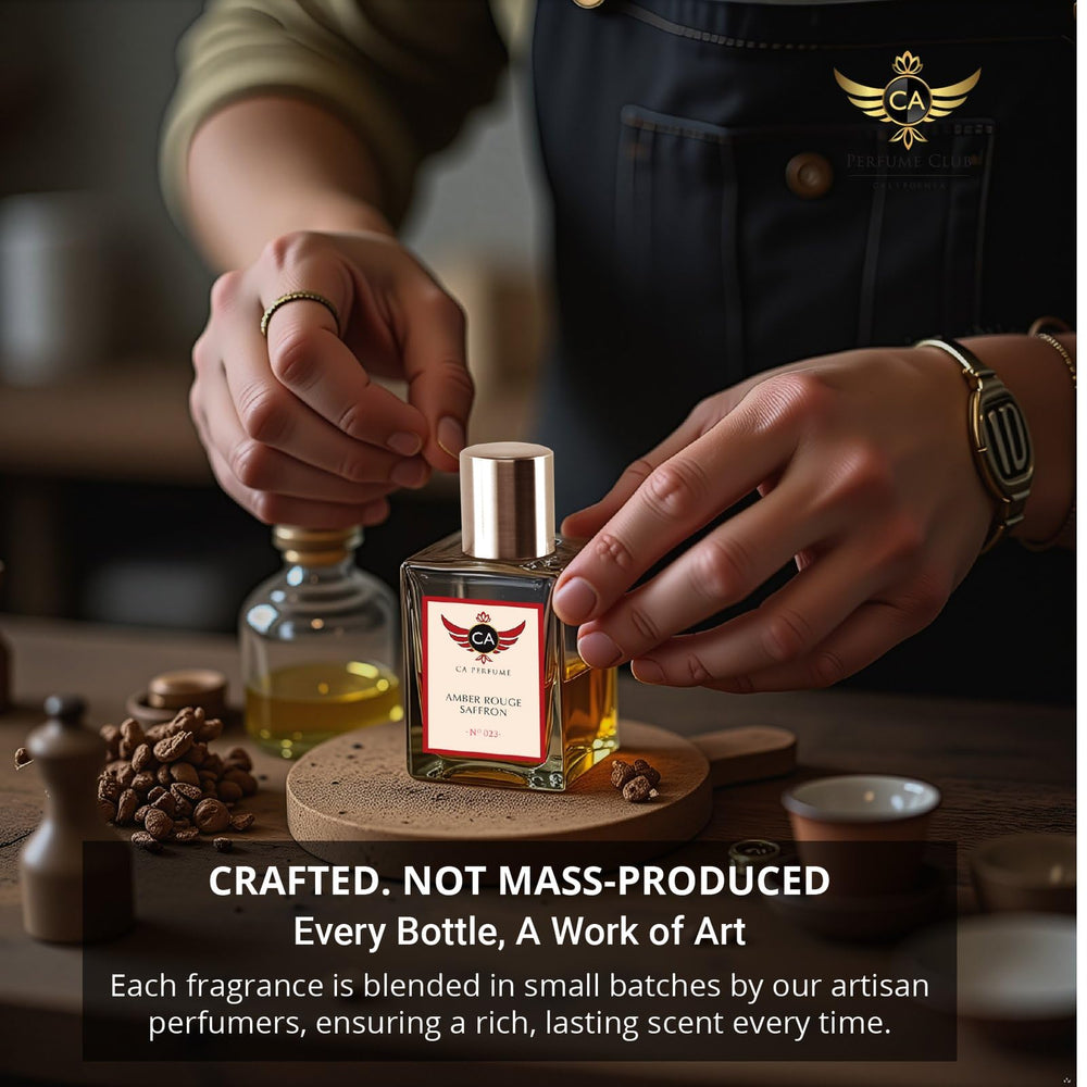 CA Perfume Impression Hand pour demonstrates artisanal small-batch craftsmanship.