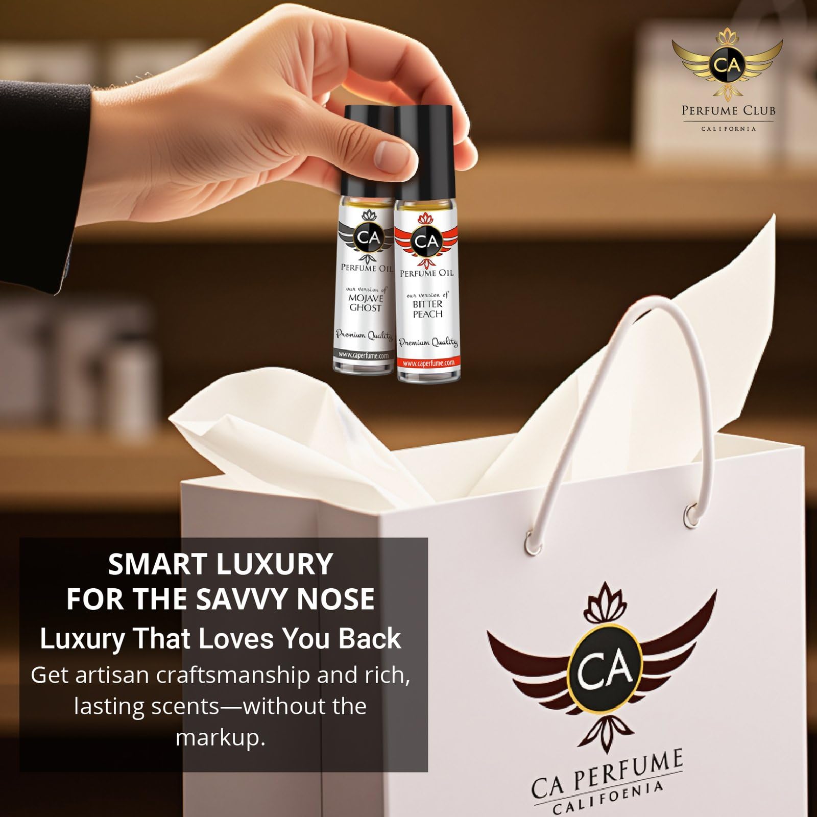 CA Perfume Impression Mojave Ghost layering ideas for versatile daily fragrance pairings