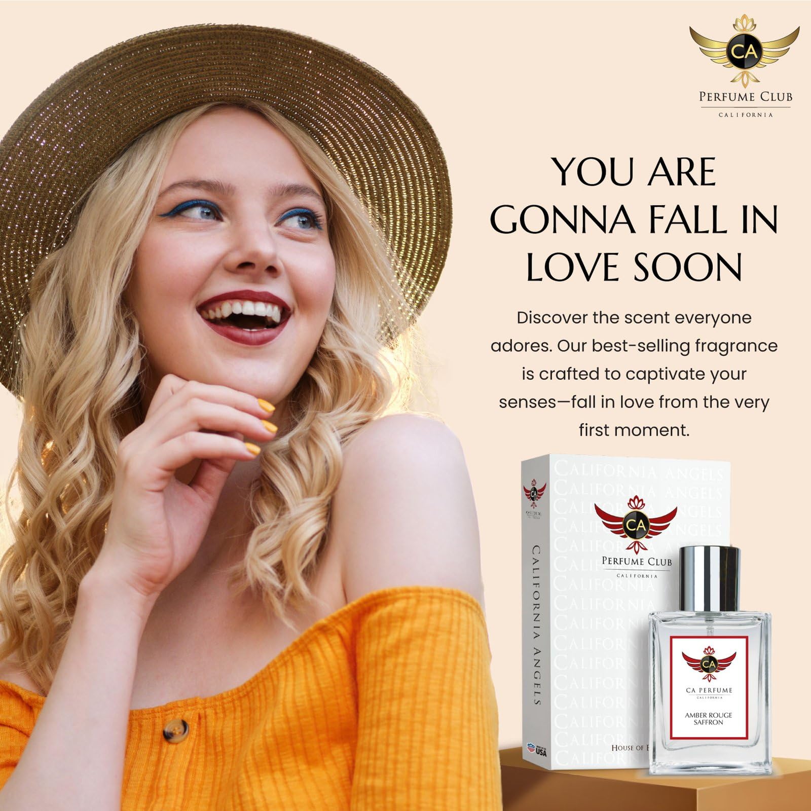 CA Perfume Impression Scent diffusion hints at lasting presence.