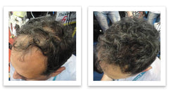 Caboki application shake-pat method demonstrates quick, mess-free use