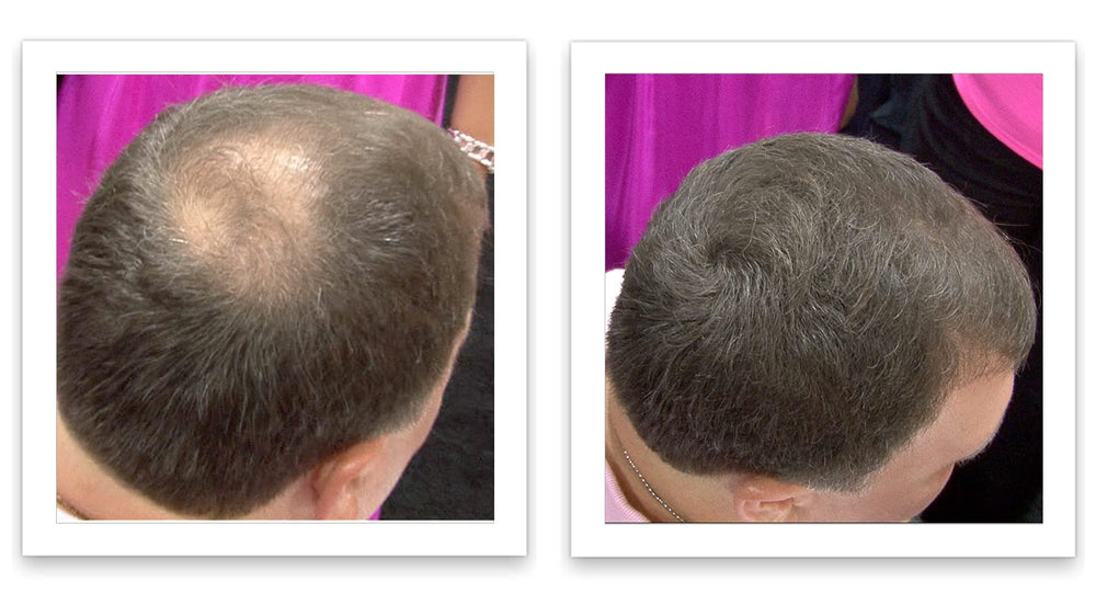 Caboki fibers provide no greasy or chalky look.