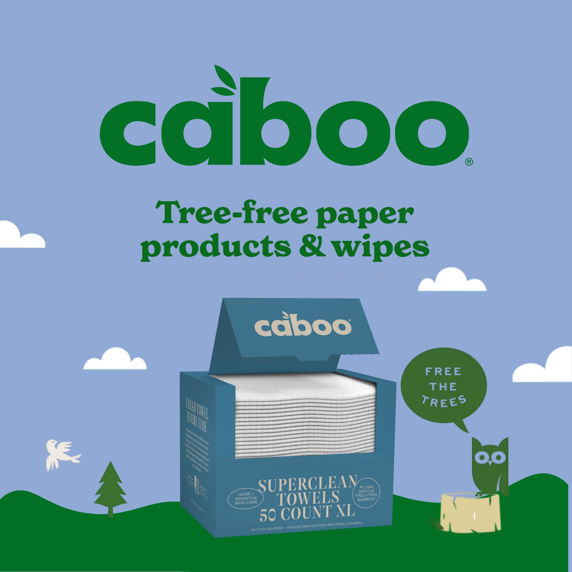 Caboo baby wipes alternative towels suitable for gentle cleaning around babies
