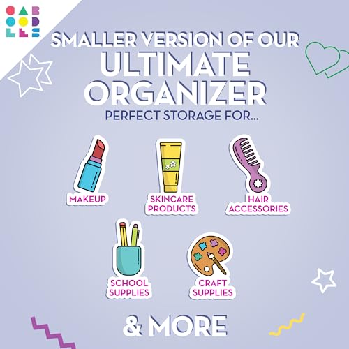 Caboodles Pretty in Petite fashion mirror adds quick grooming checks anywhere.