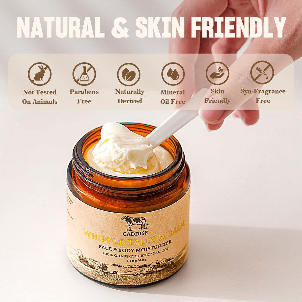 CADDISE face application closeup shows smooth, hydrates skin