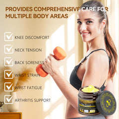 Ingredients panel of Caderno Inteligente Bee Venom Cream featuring Manuka honey