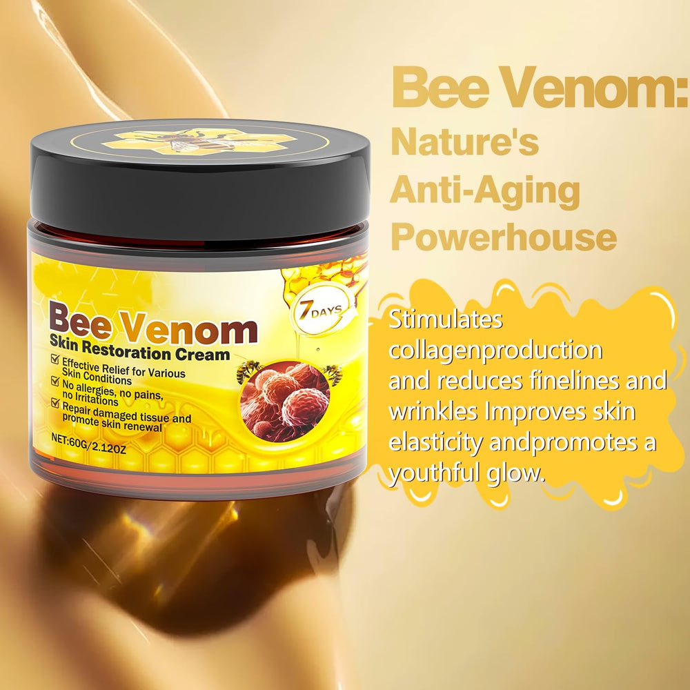 Caderno Inteligente Bee Venom Cream texture melts quickly for smooth daily absorption.