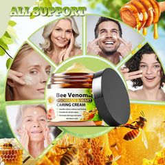 Caderno Inteligente Bee Venom Cream texture on skin melts like gel for easy application