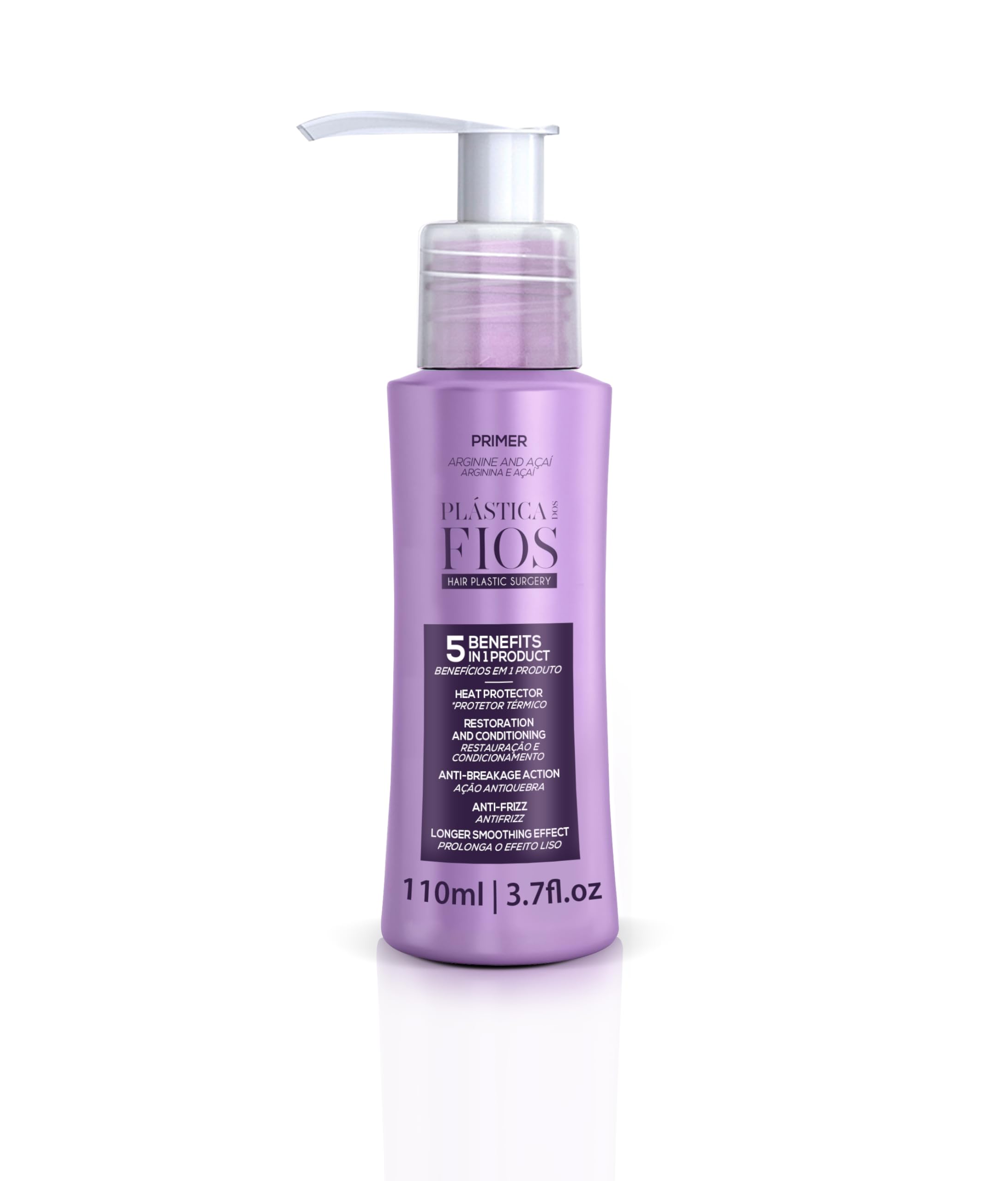 CADIVEU Plastica Dos Fios frizz humidity closeup communicates control.