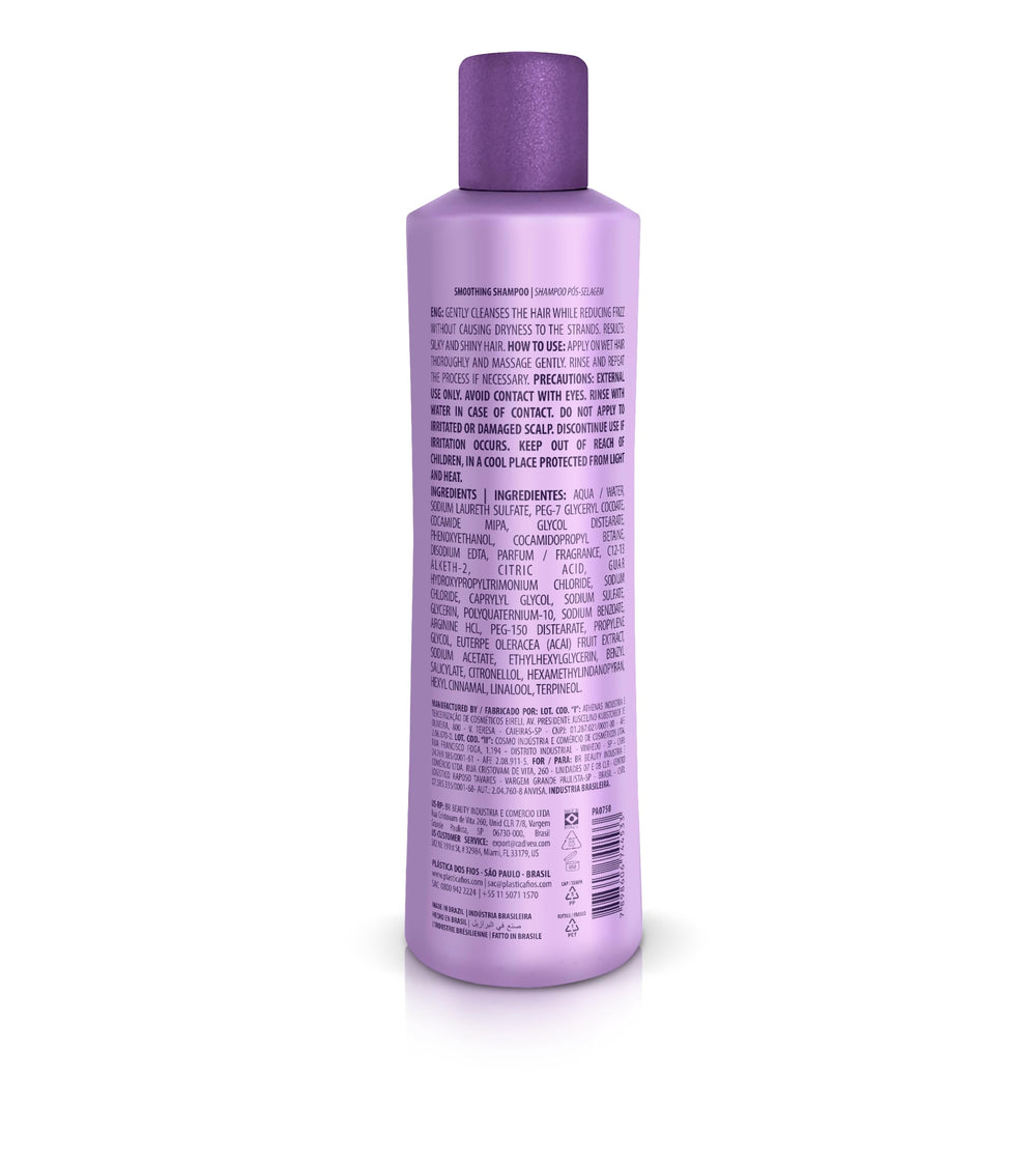 CADIVEU Plastica Dos Fios hair primer application highlights heat protection and smoother styling.