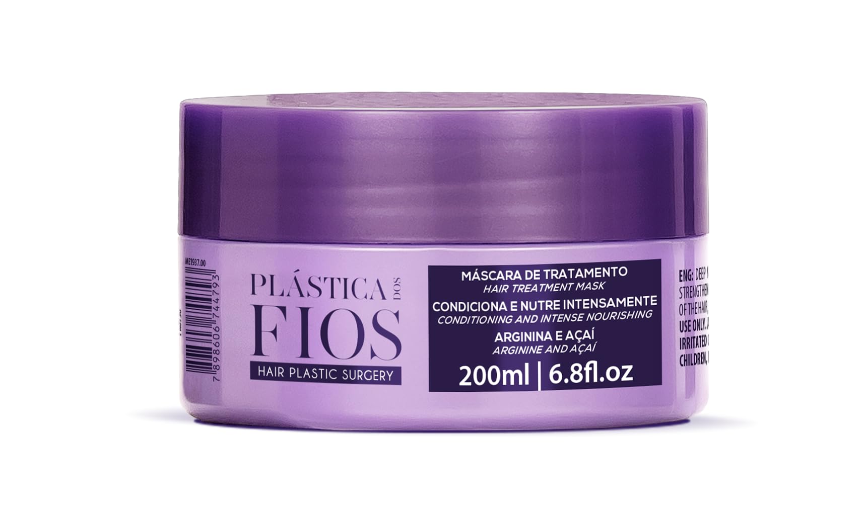 CADIVEU Plastica Dos Fios keratin-rich formula shown in product layer close-up.