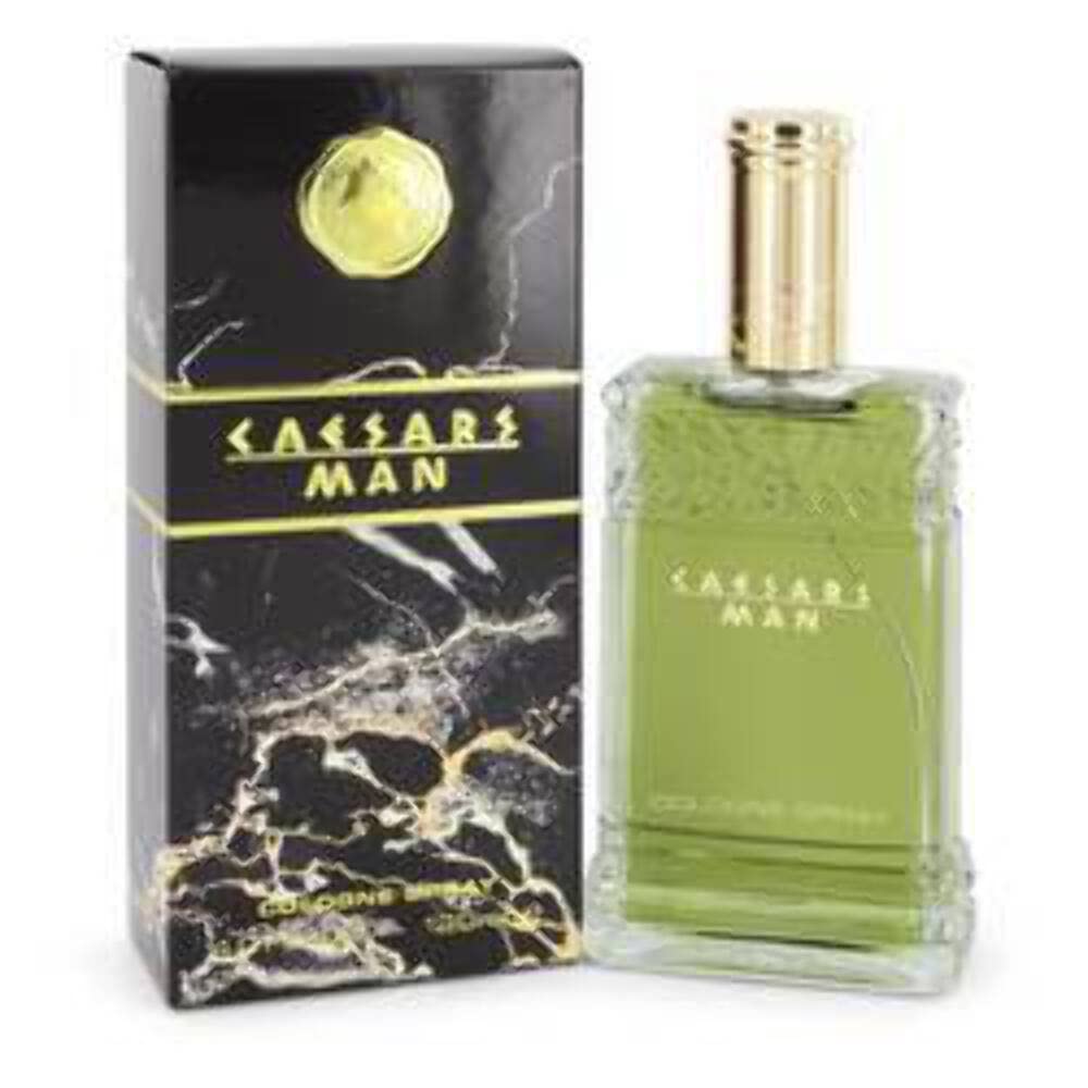 Caesars cologne spray bottle with fresh citrus notes, ideal for everyday casual wear.