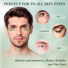 Caewous Under Eye Patches aloe vera essence closeup highlighting nourishing hydration