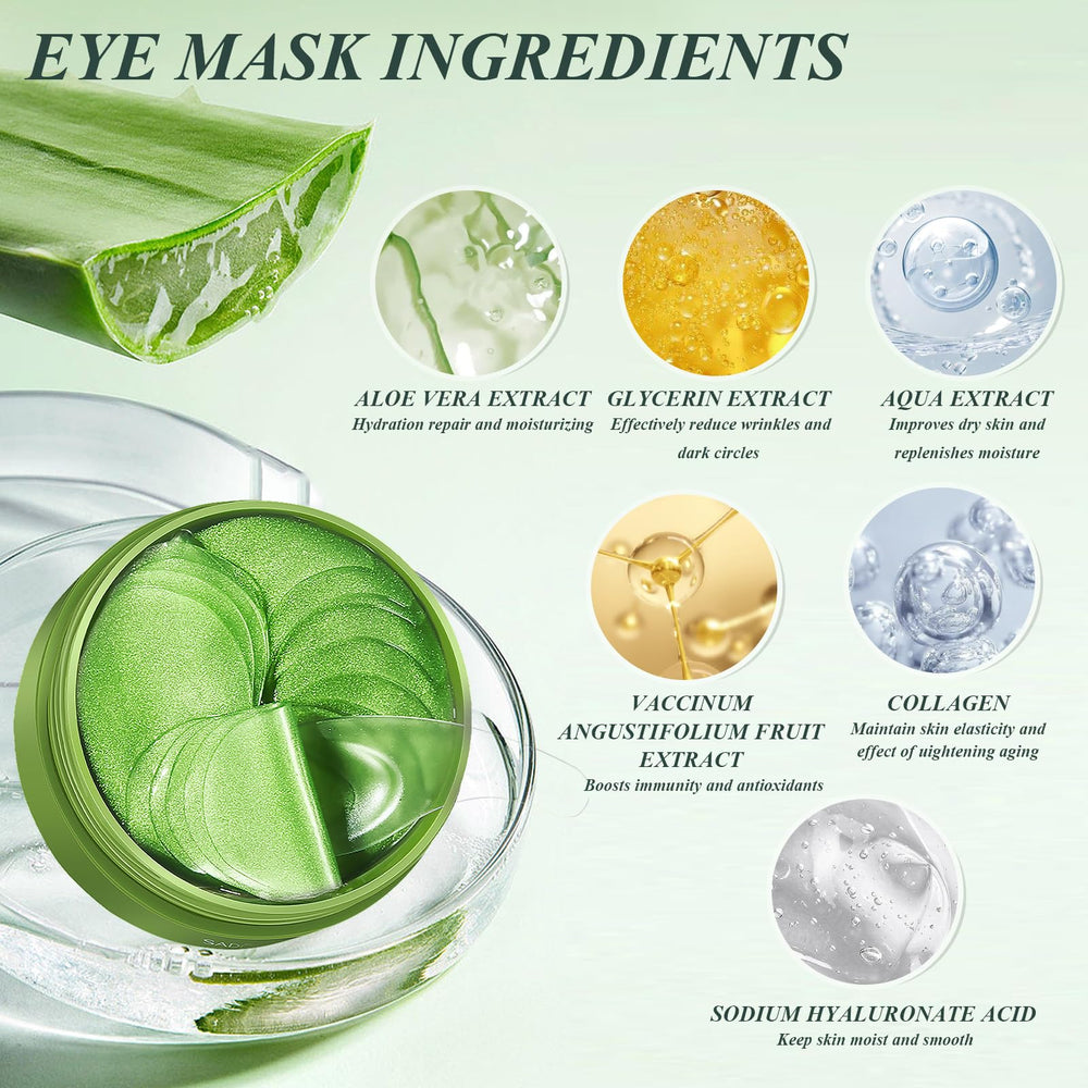 Caewous Under Eye Patches elasticity boost visible after use