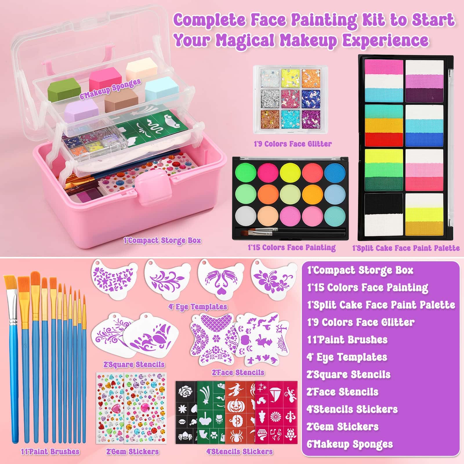 Caffox sponges and brushes deliver smooth, even color application.
