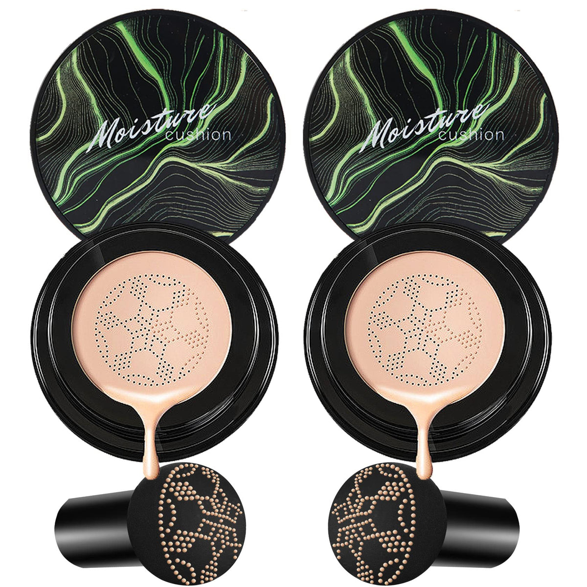 CAHIUYOA mushroom head air cushion CC cream compact delivers smooth, buildable coverage
