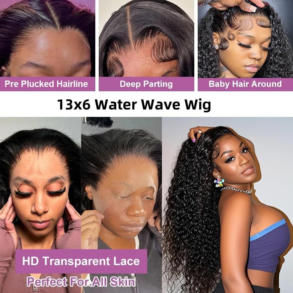 Caijuxing pre-plucked lace-front wig with natural hairline and baby hairs