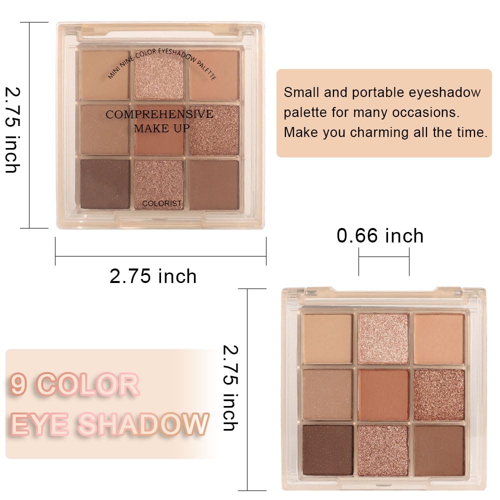 CAKAILA day-to-night eye look with 9 colors, versatile wear