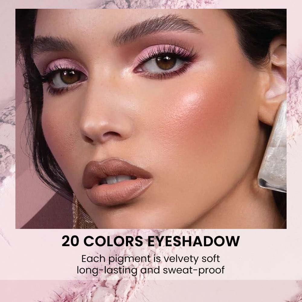 CAKAILA 20Colors pigmentation allows layering for deeper intensity and precision.