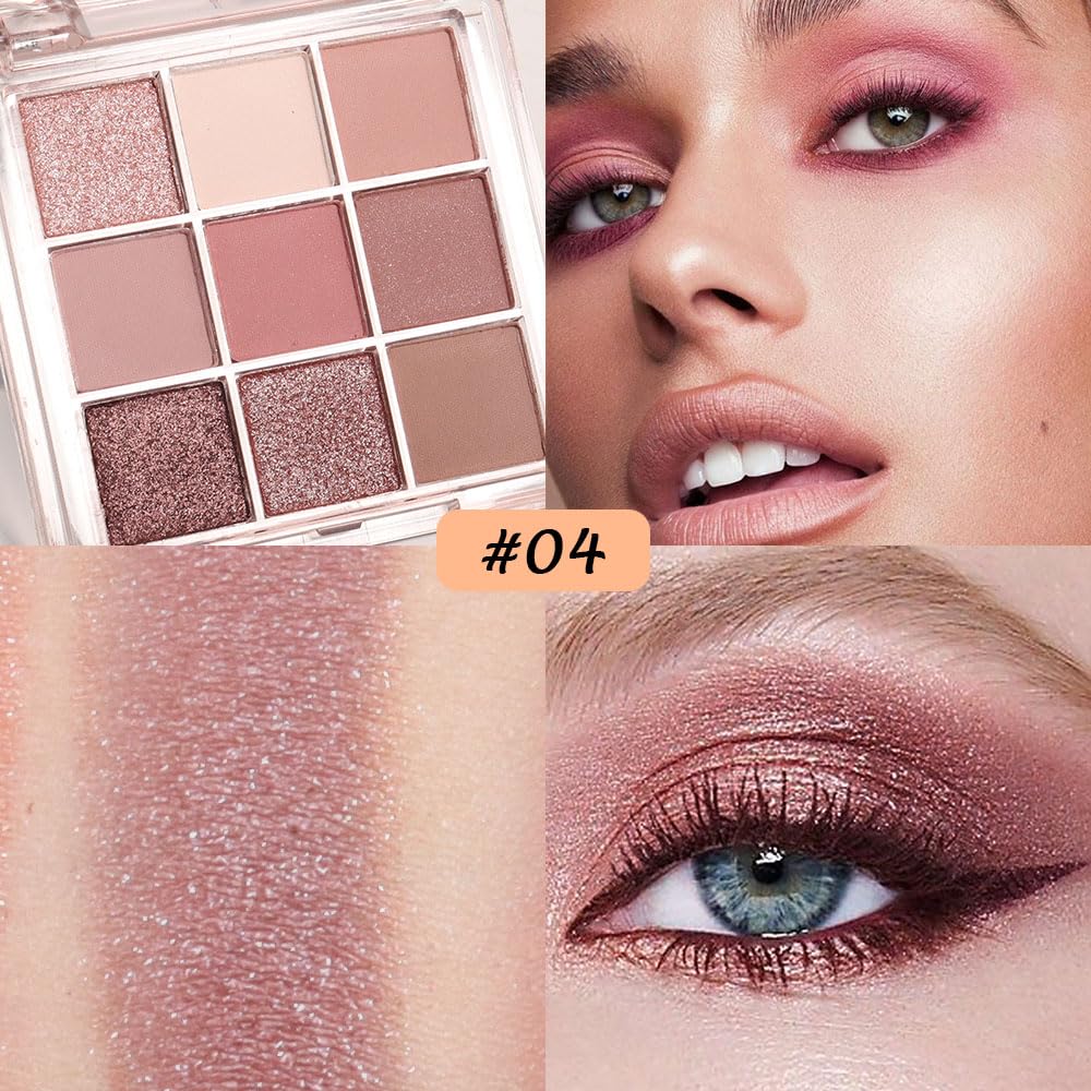 CAKAILA matte to shimmering finishes enable versatile eye looks.