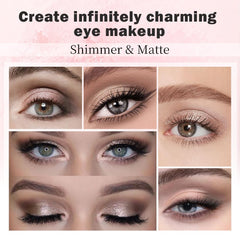 CAKAILA Nude Brown 7Colors palette matte-shades deliver soft daytime looks