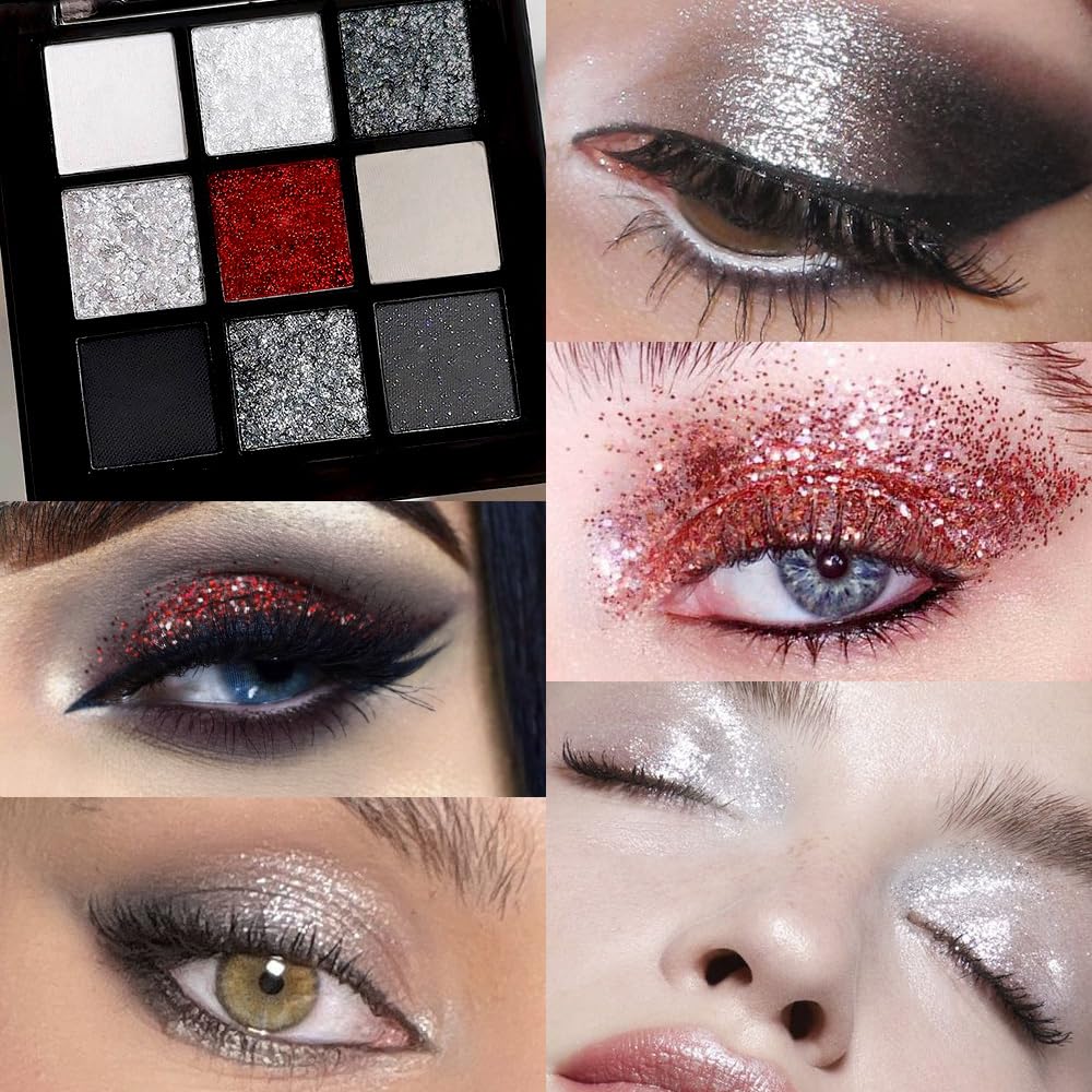 CAKAILA Smokey Black Red swatches on arm show rich pigmentation