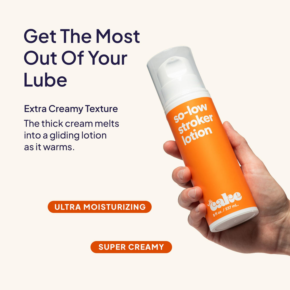 Cake So-Low USA-made label highlights clean, cruelty-free moisturizer.