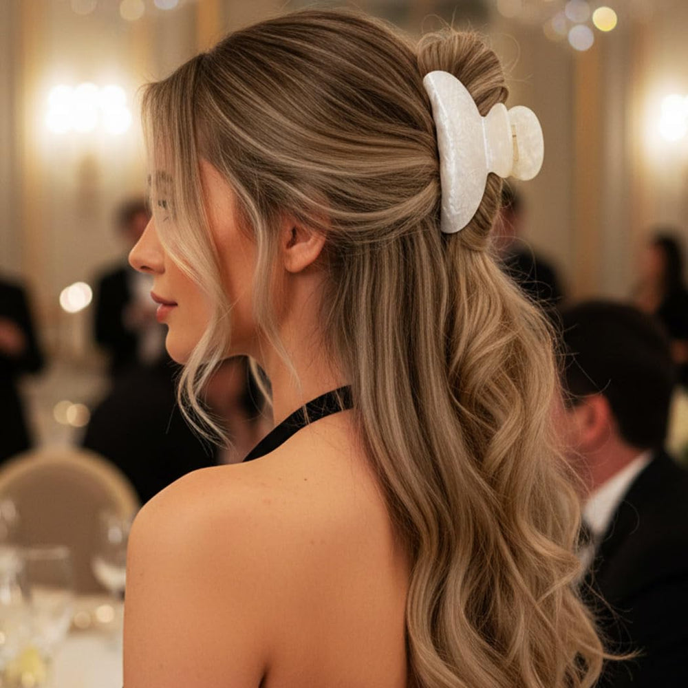CAKURE acrylic claw clip non-slip grip keeps hair secure