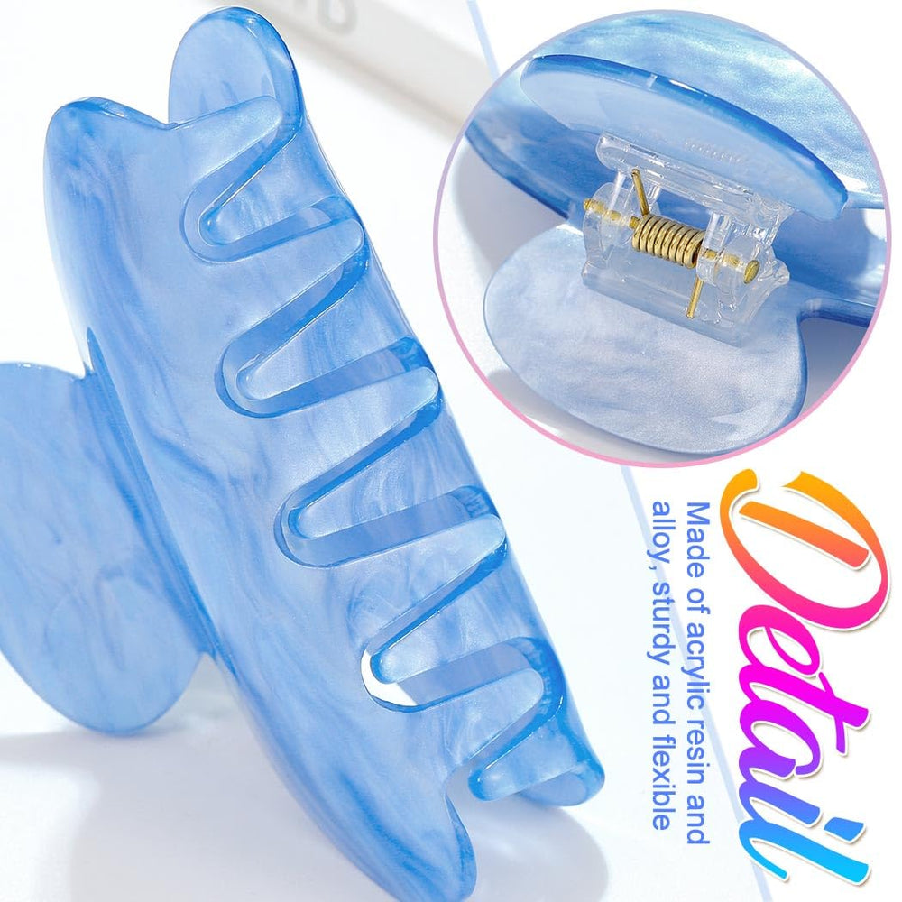 CAKURE acrylic claw clip rounded edges prevent snagging