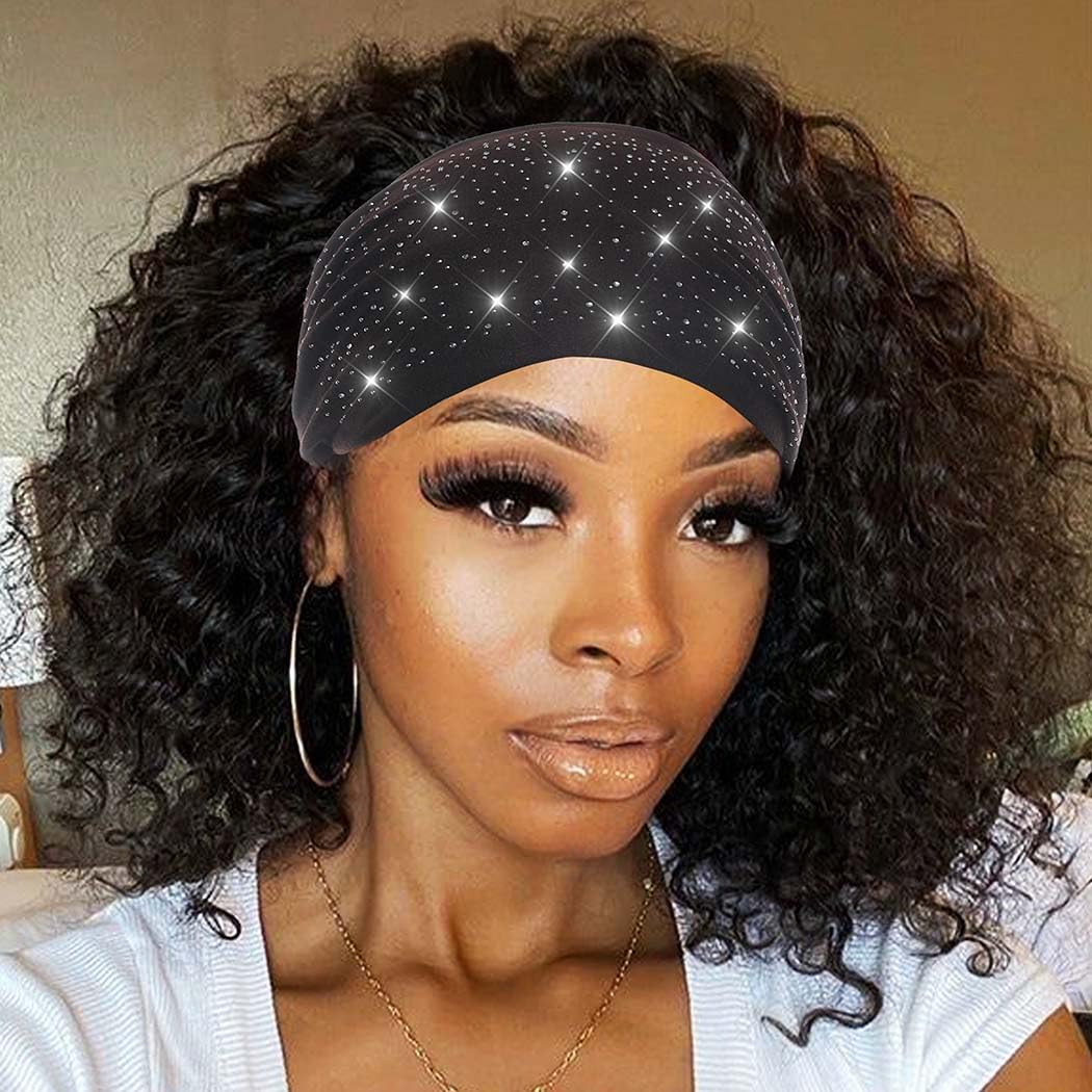 CAKURE African head wrap in white highlights chic, bold accessories.