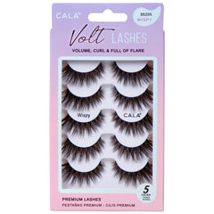Cala Volt Lashes Wispy pack front view for dramatic volume and curl