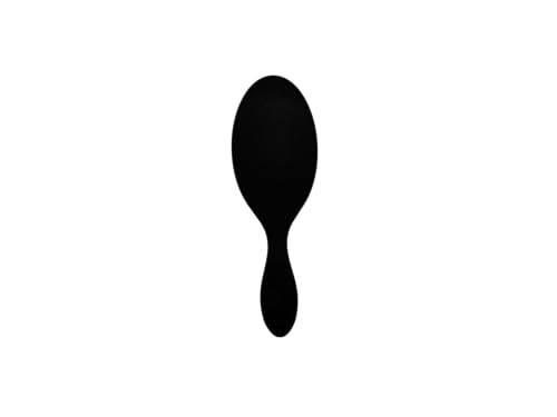 Cala Wet-n-dry black hair brush packaging image emphasizing portability and one-brush design