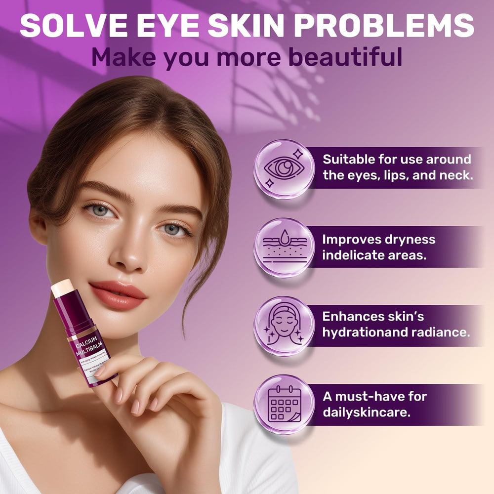 Calcium Volume Multi Balm used on lips for hydration and contour shaping